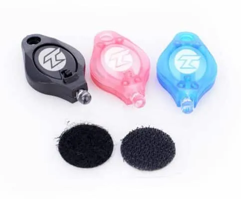 Lumini LED pentru patine, 2 bucati rosu TEMPISH
