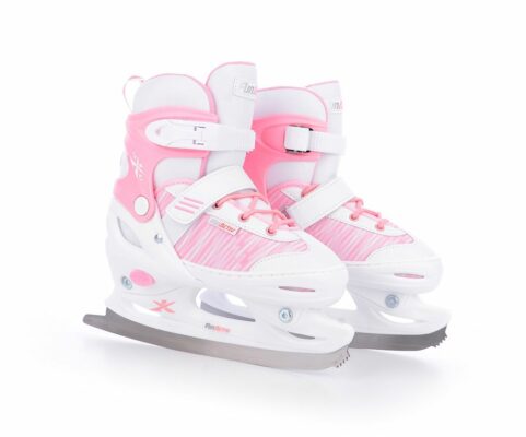Patine Reglabile TEMPISH ORIN GIRL DUO pink alb 34-37 - imagine 6