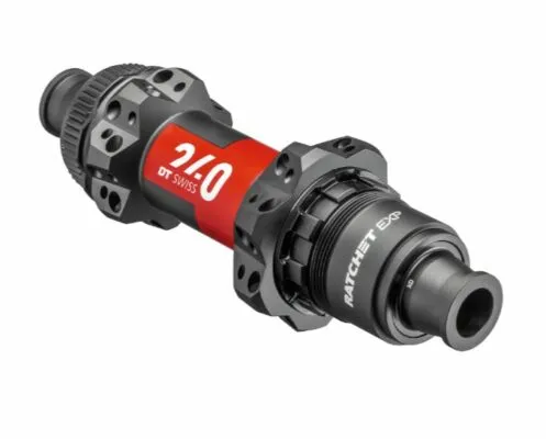 Butuc spate DT Swiss 240 EXP MTB DB 142mm/12mm 28H, IS 6 bolt SRAM XD H24PNDDRR28SA4949S - imagine 2
