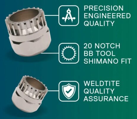 Cheie pentru monobloc - Shimano Fit Weldtite - imagine 2