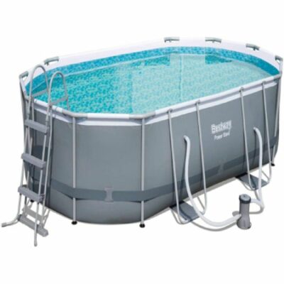 Piscina supraterana cu cadru metalic 418 x 305 x 107 cm