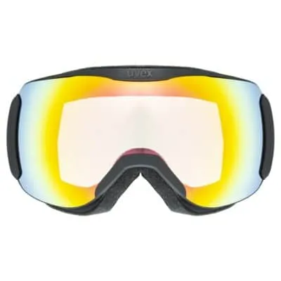 Ochelari schi Uvex downhill 2100 V black mat dl/rainb-clear S1-S3 - imagine 2