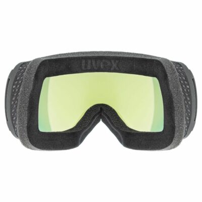 Ochelari schi Uvex downhill 2100 CV black mat lime/gold-green RD S2 - imagine 3