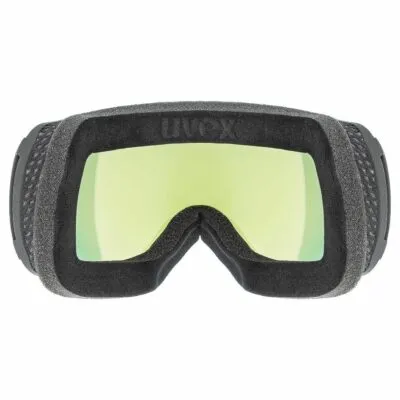 Ochelari schi Uvex downhill 2100 CV black mat lime/gold-green RD S2 - imagine 3