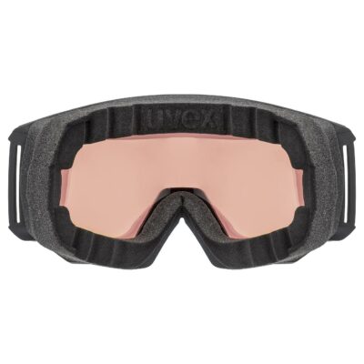 Ochelari schi UVEX athletic CV black mat SL/rose-orange S2 - imagine 3