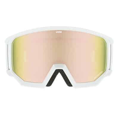 Ochelari schi UVEX athletic CV white mat SL/rose-green S2 - imagine 2