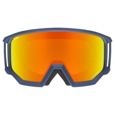 Ochelari schi UVEX athletic CV navy mat SL/orange-green S2 - imagine 2