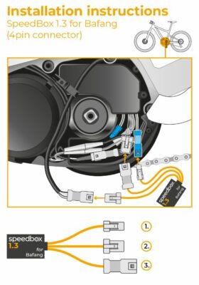 SpeedBox 1.3 pentru Bafang (4 pin connector) - imagine 2