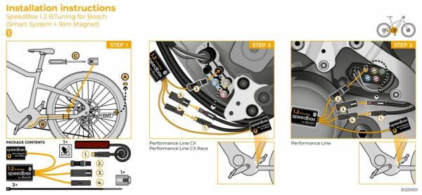 SpeedBox 1.2 B.Tuning pentru Bosch smart system + rim magnet - imagine 10