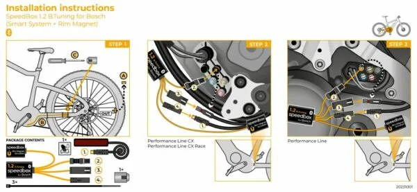 SpeedBox 1.2 B.Tuning pentru Bosch smart system + rim magnet - imagine 10