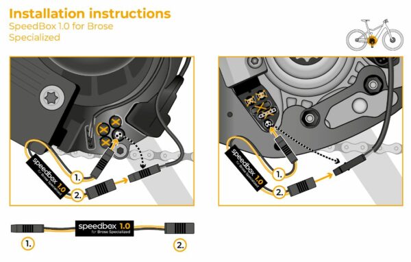 SpeedBox 1.0 pentru Brose Specialized +Connectors - imagine 3