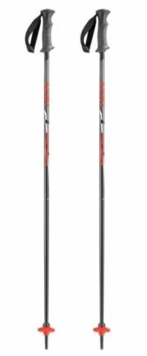 Bete schii Leki Rider 4.5T5 70 cm negru gri rosu