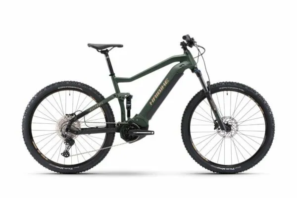 e-bike Haibike AllTrail 4 29 i630Wh 11-G Deore 2023 matte green metal gold black M