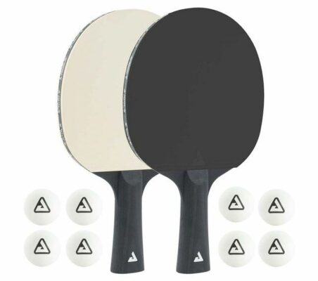Set palete ping-pong Joola Black+White 2 palete+8 mingi