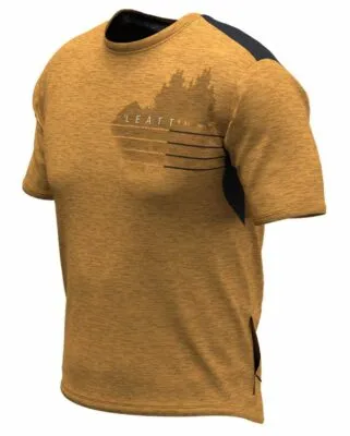 Tricou maneca scurta Leatt MTB Trail 1.0 L rust - imagine 2