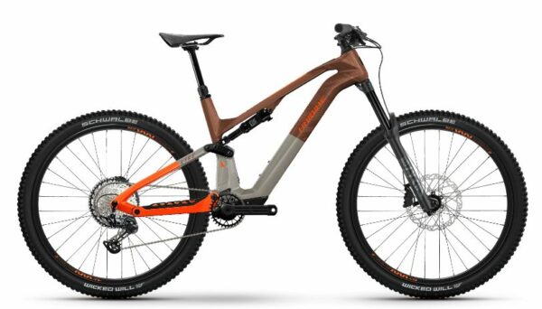 e-bike Haibike LYKE CF 10 12-G SLX i430Wh 2024 GL leather orange M