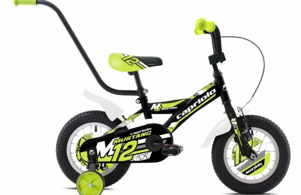 Bicicleta Capriolo Mustang black-lime 12