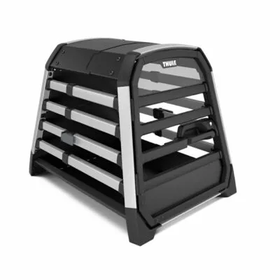Thule Allax cutie transport caine L negru gri