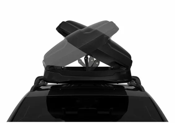 Thule cutie Vector L roof box black metalic - imagine 5