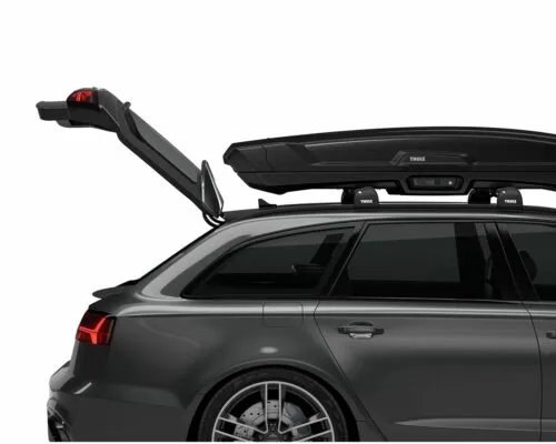 Thule cutie Vector L roof box black metalic - imagine 6