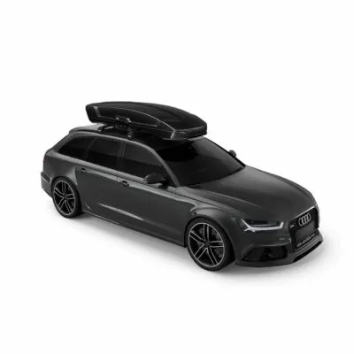 Thule cutie Vector L roof box black metalic - imagine 9