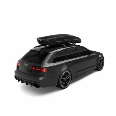 Thule cutie Vector L roof box black metalic - imagine 10