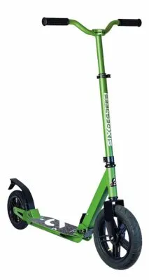 Scooter Six Degrees aluminiu AIR olive/black 300mm 205mm