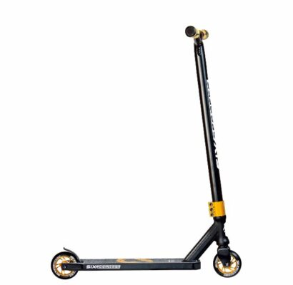 Stuntscooter Six Degrees black/copper brown roti de 100mm - imagine 2