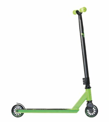 Stunt scooter Muuwmi black/green roti de 100mm - imagine 2