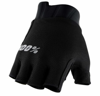 Manusi 100Percent Exceeda gel short finger S solid black