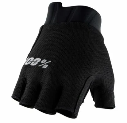 Manusi 100Percent Exceeda gel short finger S solid black