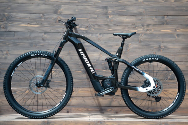 e-bike Haibike AllMtn CF 8 i750Wh 12-G SX Eagle XL gloss black white - imagine 3