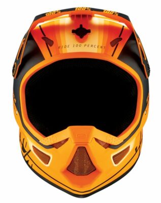 Casca 100Percent Status topenga orange/black S - imagine 2