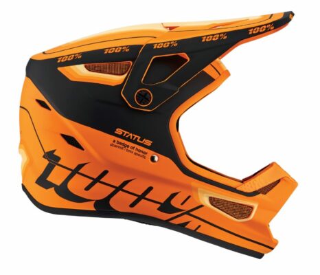 Casca 100Percent Status topenga orange/black M