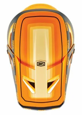 Casca 100Percent Status topenga orange/black L - imagine 4