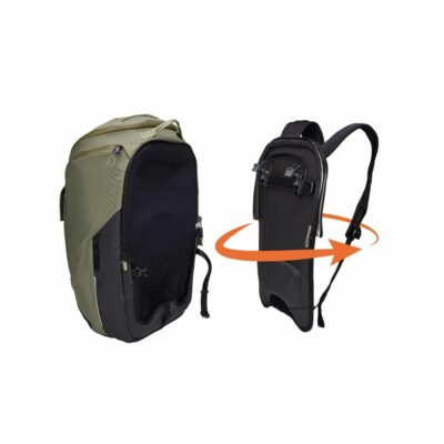 Geanta de bicicleta si rucsac Paramount Hybrid Pannier 26 L soft green - imagine 2