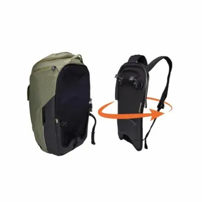 Geanta de bicicleta si rucsac Paramount Hybrid Pannier 26 L soft green - imagine 2
