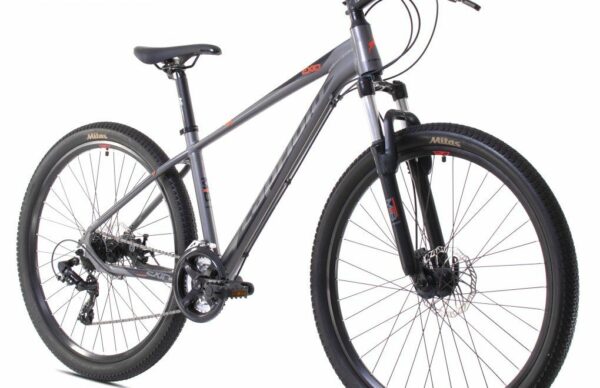 Bicicleta Capriolo Exid 27.5 AL silver-red-mat 16 - imagine 2
