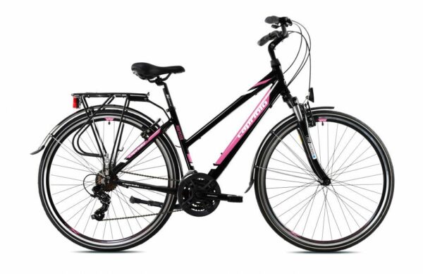 Bicicleta Capriolo Touring Roadster Lady black pink 17