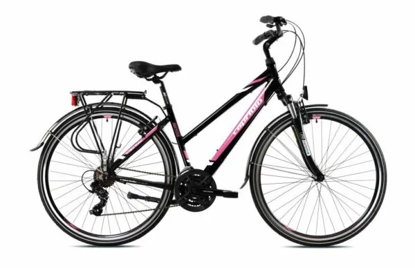 Bicicleta Capriolo Touring Roadster Lady black pink 17