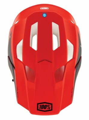 Casca 100Percent Trajecta cargo fluo red L - imagine 2