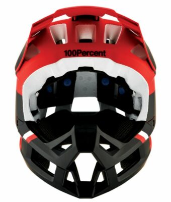 Casca 100Percent Trajecta cargo fluo red L - imagine 3