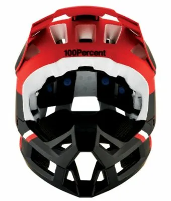 Casca 100Percent Trajecta cargo fluo red L - imagine 3