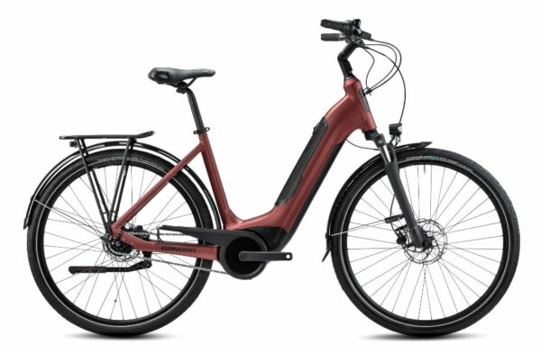 e-bike Winora Tria N8 Eco 400Wh Low velvet red matt 56