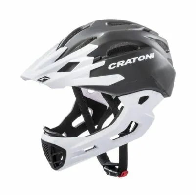 Casca Cratoni MTB Helmet C-Maniac Go Wild But Safe size S/M black white matt