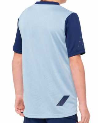 Tricou 100Percent Ridecamp Youth albastru deschis/albastru  L - imagine 2