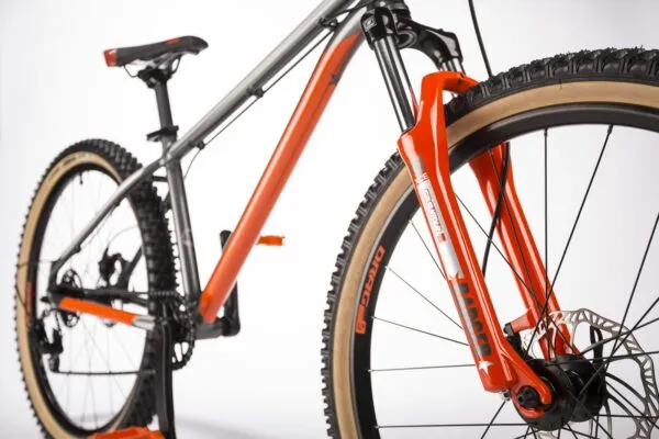 Bicicleta Drag Badger Fun 26 gri portocaliu - imagine 3
