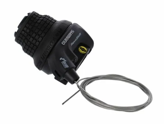 Maneta schimbator dreapta Shimano SL-RS 35 6 viteze negru - imagine 2