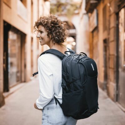 Rucsac Thule Enroute laptop backpack 26 L pelican gray/vetiver - imagine 5