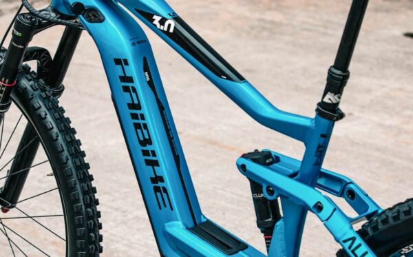 e-bike Haibike XDURO AllMtn 3.0 i625Wh 12-G Eagle BCXP blue/black/grey size L - imagine 5